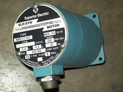 Superior electric slo-syn motor M092-fc-413 used