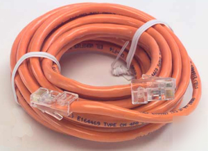 Utp patch cord - nonmolded - 14' - orange
