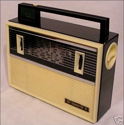 Vintage ussr russian vef 10 transistor shortwave radio
