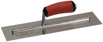 13 x 5 finishing trowel-curved durasoft handle