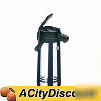 6EA 3.0 liter s/s liner & lever black top coffee airpot