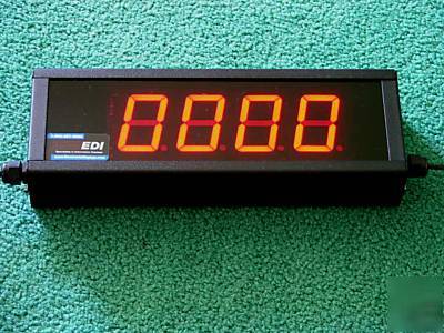 Edi electronic display 4 digit led sign ED202-111-4D-N1