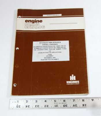 Ih diesel engines parts book - dt-414/dt-466 series b