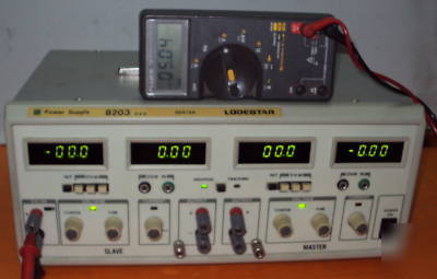 Lodestar 8203 30V/5AMP dual tracking dc power supply