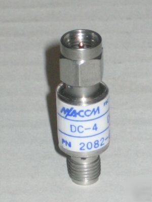 M/a-com 2082-6175-40 dc-4 ghz 40 db attenuator