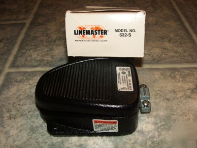  linemaster clipper foot pedal switch no. 632-s ** **