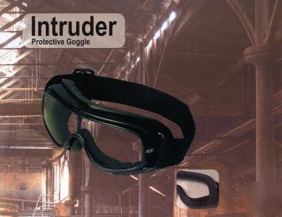 Intruder protective goggle safety glasses