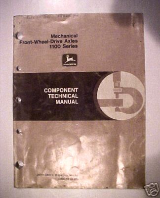 John deere mfwd axles 110 series technical manual