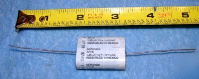 4 aerovox 1.25UF 600V film capacitor 10% metpolypropyle