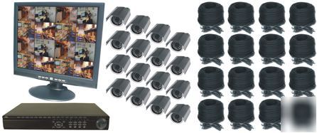 16 channel camera complete dvr cctv surveillance system