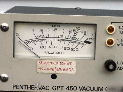 Cvc products inc-penthervac-vacuum gauge-model 450