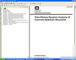 Dynamic analysis of concrete hydraulic structures cd