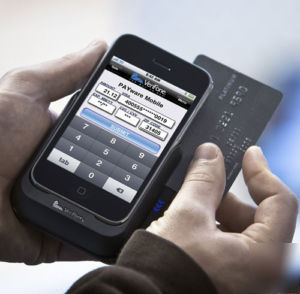 Iphone credit card reader- verifone payware