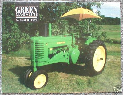 John deere model 430 tractor green magazine 1993 jd