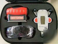 Like new craftsman 4-in-1 laser trac level w/carry case 