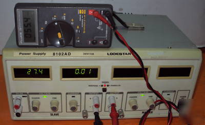 Lodestar power supply 8102AD triple tracking output