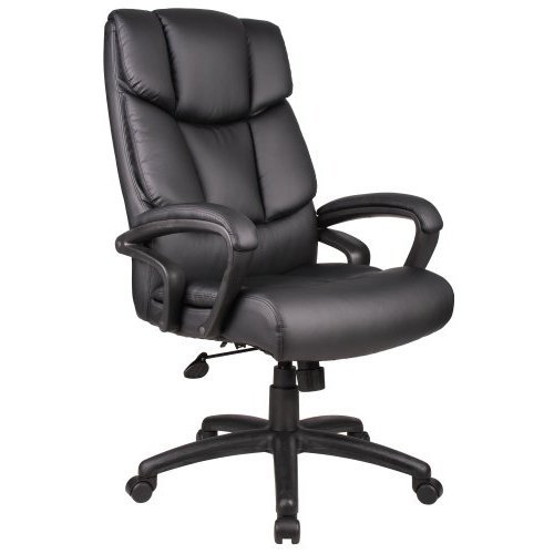 New boss B8701 executive leather chair, black * *