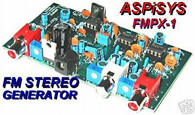 New fm stereo broadcast encoder - generator fmpx-1 -new 