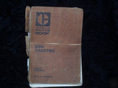 Original caterpillar D9H tractor parts manual