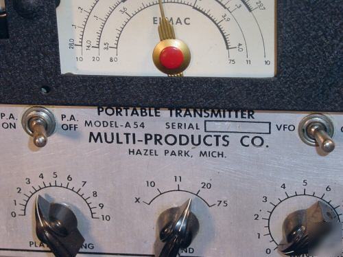 Two vintage multi-products A54 and A54H - no 