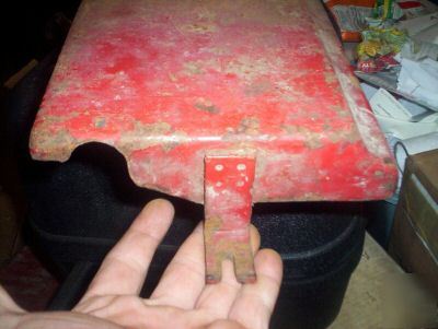 Vintage farmall m sm tractor battery box cover vintage