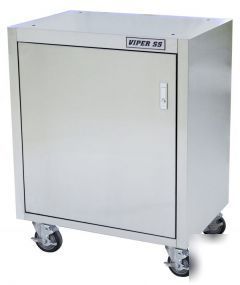 Viper tool storage V2600SS 1-door cabinet - stainless
