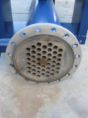 Yula 44 sq ft s/s tube in shell heat exchanger