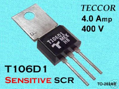  scr T106 _ class: sensitive gate _ 4A 400V