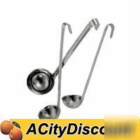 10DZ stainless 1 piece ladles 0.5 ounce 10.5 handle