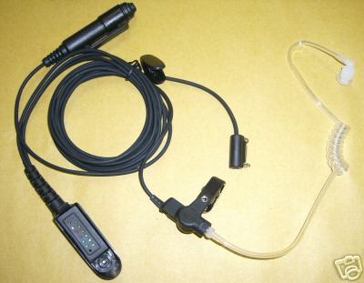 3 wire ear piece acoustic tube motorola HT1250 GP340