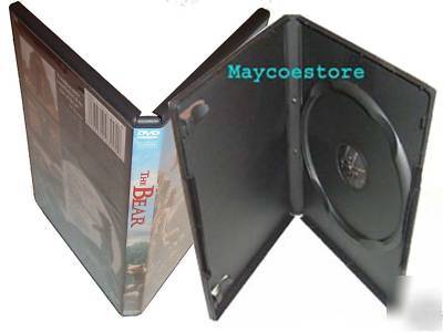 50 standard size 14MM dvd case box single 1 disc insert