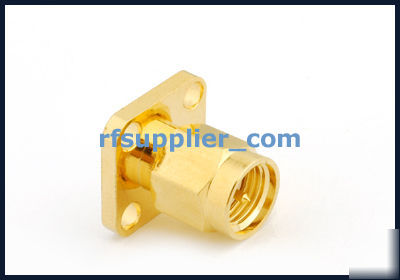 50X sma male chassis connector 4 holes 