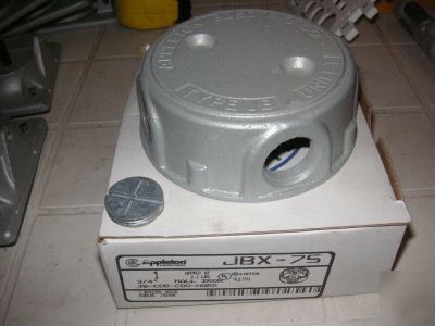 Appleton tapped cast outlet box, 3/4 inch, jbx-75