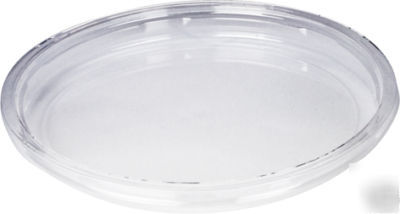 Compostable plastic round deli container lids 500/case