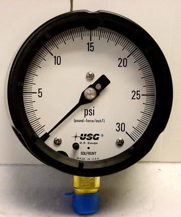 New ametek process pressure gauge 30PSI 
