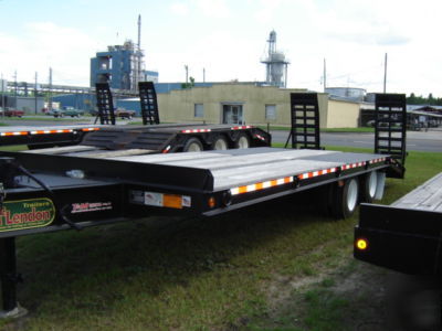 New brand mclendon 20 ton 40,000 gvwr equipment trailer