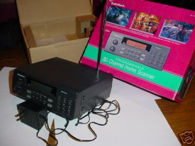 Pro 2044 radio shack -80 channel programmable scanner 