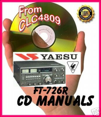 Yaesu ft-726R vhf/uhf tribander radio cd manual FT726R