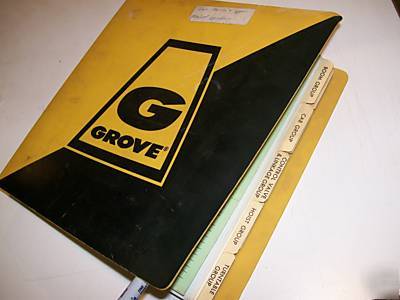 Grove TMS528B crane illustrated parts manual 07/1986