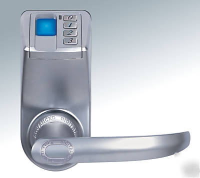 Adel stylish fingerprint, pin code & key door lock
