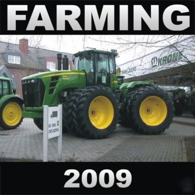 Farming 2009 tractor fendt john deere case claas 2X dvd