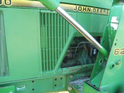 John deere 6200 cab tractor with jd loader