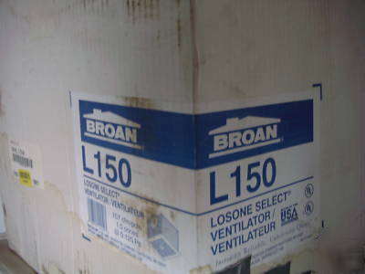 New broan L150 losone select ventilator exhaust fan - 
