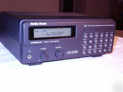 Radio shack pro-2037 programmable scanner