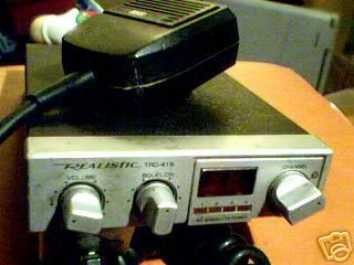 Realistic cb radio trc 415 c/w mike vintage