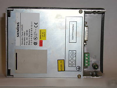 Siemens coros OP5 operator panel OP5-A1 interfacekeypad