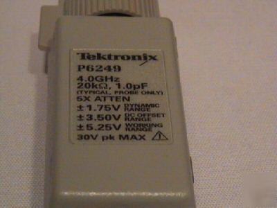 Tektronix model:P6249 4 ghz 5X active probe 