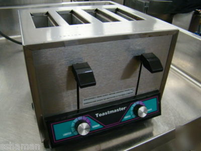 Toastmaster BTW09 pop-up 4 slice bagel / bun toaster 