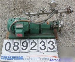 Used: tri clover centrifugal pump, model SP216MY-s, 316