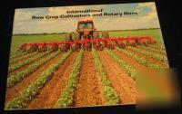 International harvester row crop cultivators rotary hoe